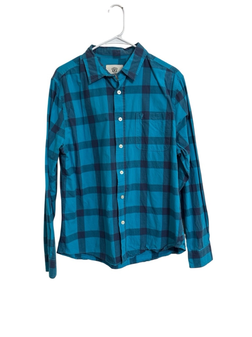 ROEBECK & CO Plaid Long-Sleeve Button-Up Shirt